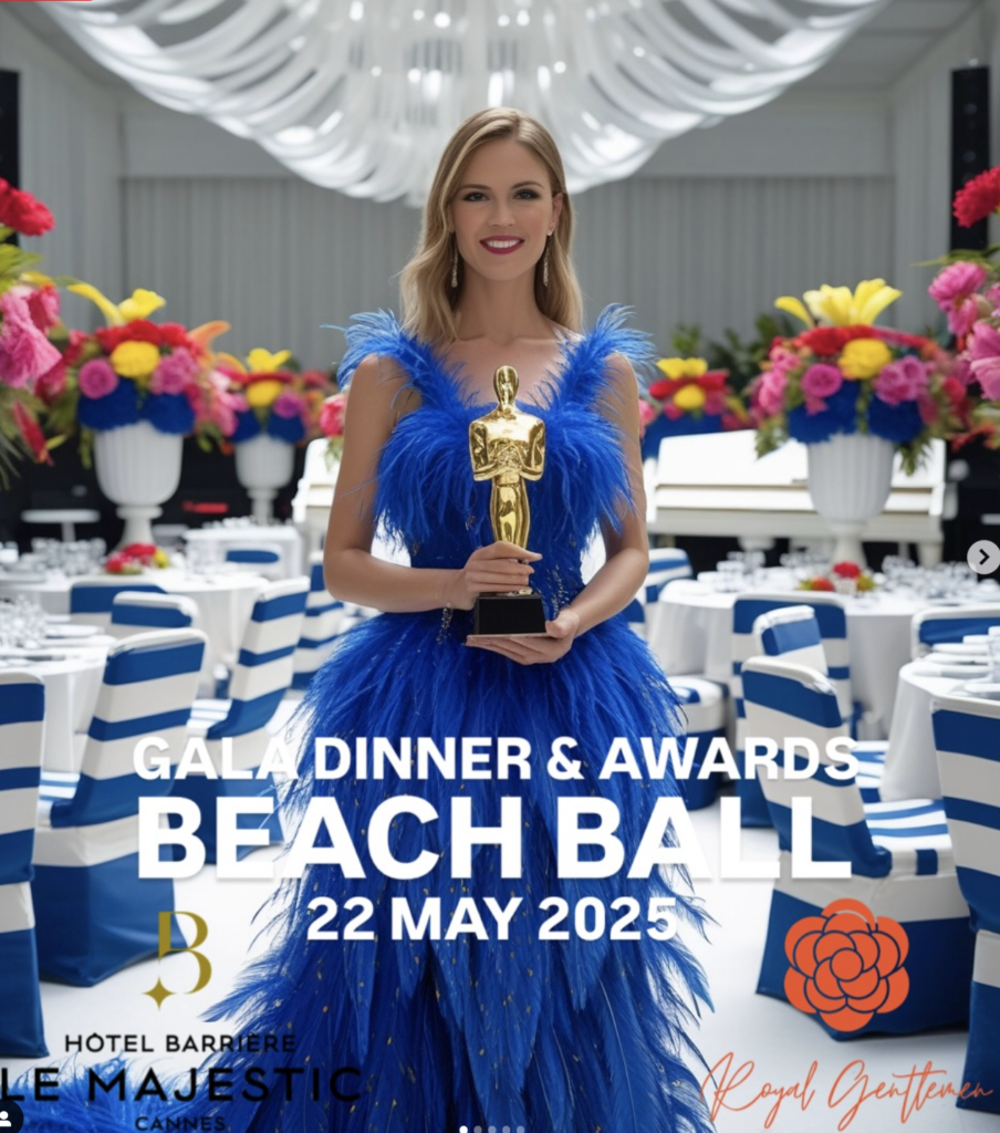 ROYAL GENTLE MEN presents The GALA DINER & AWARDS BEACH BALL during the  78 CANNES FILM FESTIVAL 