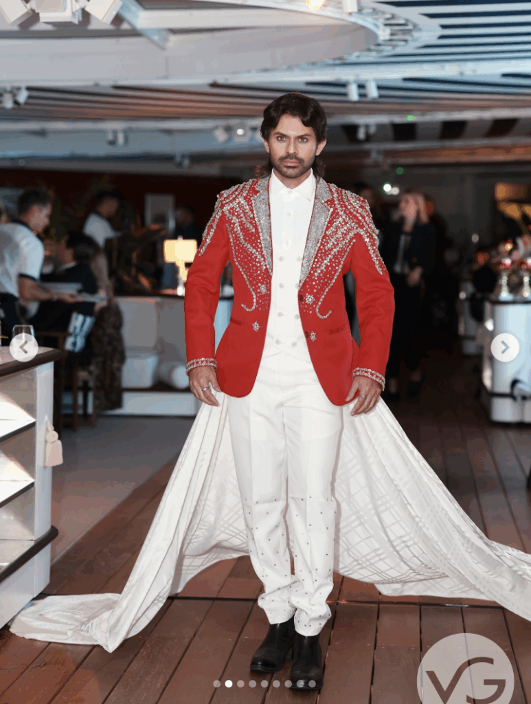 BEST DESIGNER - MAGID LODI - MAGID DESIRE - CROYAL GENTLE MEN presents The GALA DINER & AWARDS BEACH BALL during the  78 CANNES FILM FESTIVAL