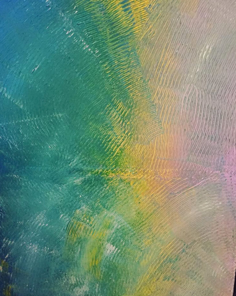 FLORENCE BOULET - Ciel #60x80cm#acrylique sur toile #flobouletpainting #abstractpainting