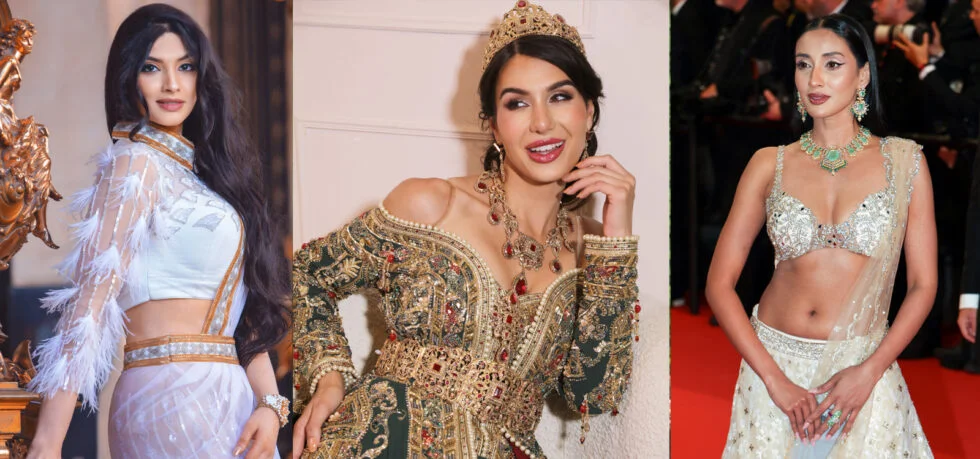 L'Officiel India -Geeta Batlanki, Tangia Zaman Methila & Sonia Aït Mansour went one step further, making a case during the AEFW Fashion Week on the Paris runway.