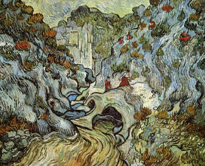 The-ravine-of-the-Peyroulets - The Expressive Brushwork in Vincent van Gogh’s Post-Impressionism