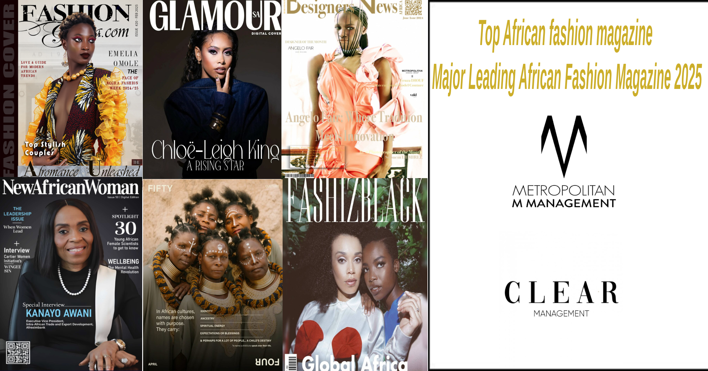 VOGUE COVER 2025 - Top African fashion magazine Major Leading African Fashion Magazine 2025
