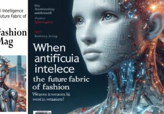 VOGUE COVER - Best AI FASHION MAG -When Artificial Intelligence Weaves the Future Fabric of Fashion