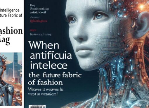 VOGUE COVER - Best AI FASHION MAG -When Artificial Intelligence Weaves the Future Fabric of Fashion