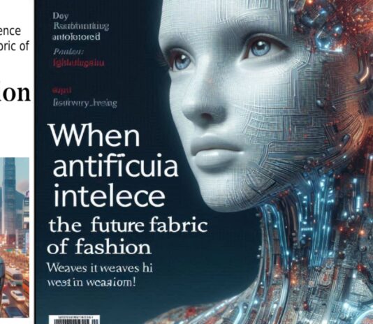 VOGUE COVER - Best AI FASHION MAG -When Artificial Intelligence Weaves the Future Fabric of Fashion