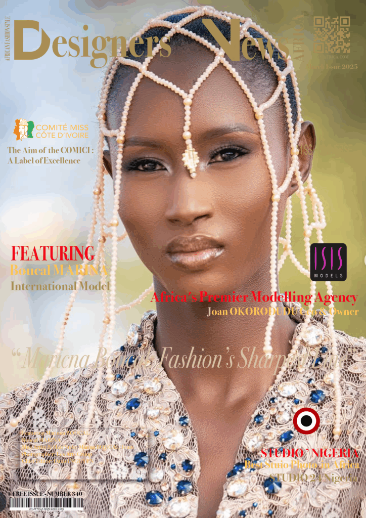 VOGUE COVER - AFRICA FASHION STYLE 2490X3508 DN-AFRICA – COVER – NUMBER 340 – March 10 2025 – BOUCAL MARINA - DN-AfrICA Media Partner 