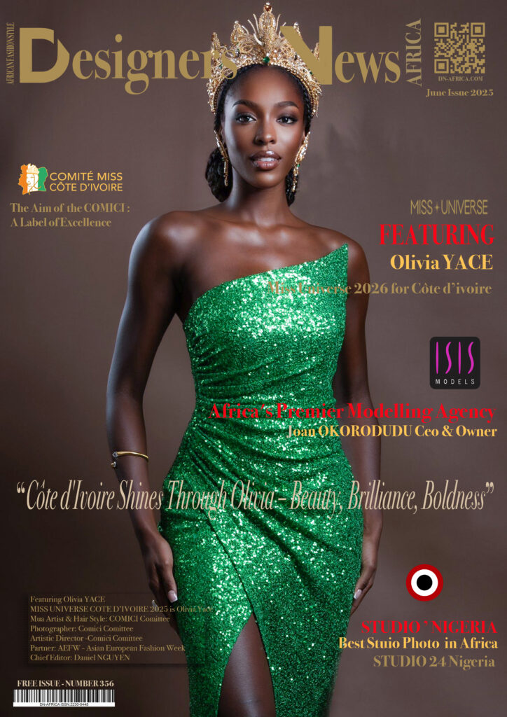 AFRICA FASHION STYLE 2490X3508 DN-AFRICA – COVER – NUMBER 350 – JUNE 1 2025 MISS GUINEE 2025 - TIGUIDANKE BERETE