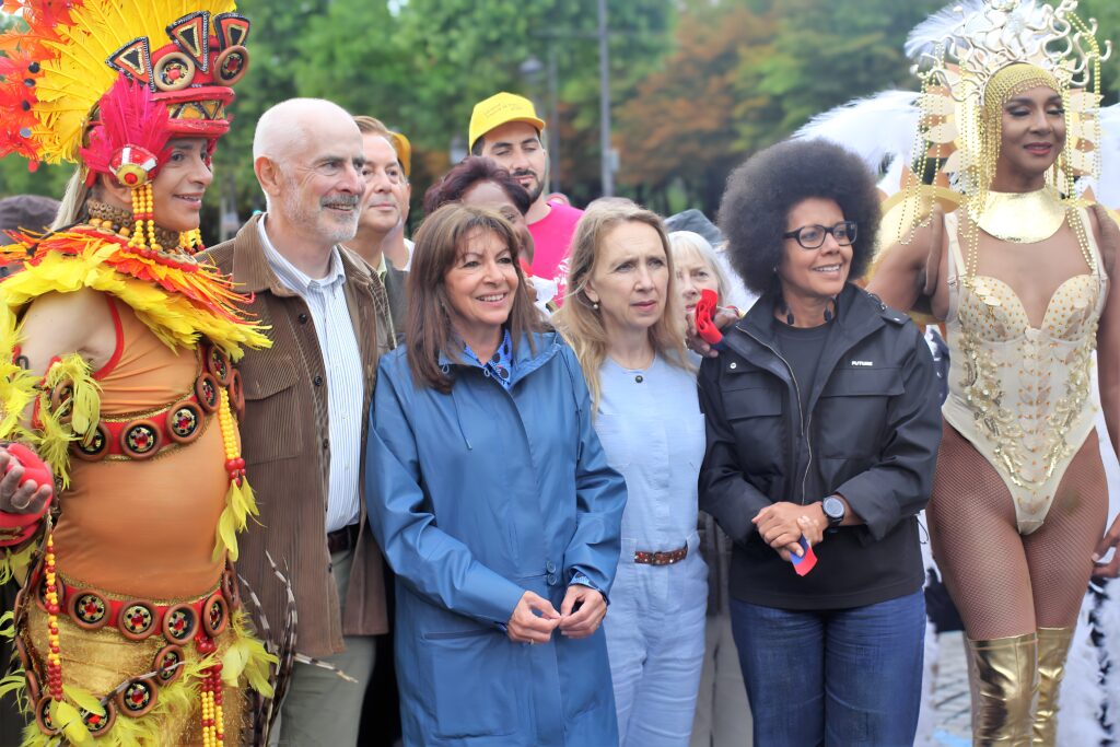 Carnaval Tropical. Organized by the City of Paris, Mayor of Paris in 2025, it is Anne Hidalgo - Picture by Roland SERESMES All Right Reserved