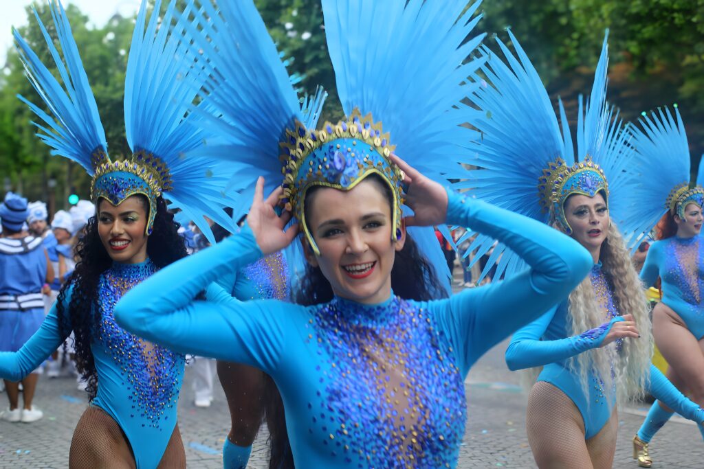 Carnaval Tropical. Organized by the City of Paris, Mayor of Paris in 2025, it is Anne Hidalgo - Picture by Roland SERESMES All Right Reserved