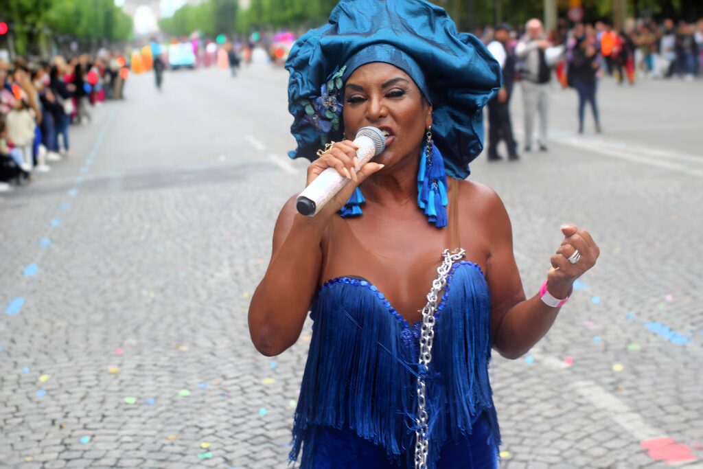 Carnaval Tropical. Organized by the City of Paris, Mayor of Paris in 2025, it is Anne Hidalgo - Picture by Roland SERESMES All Right Reserved