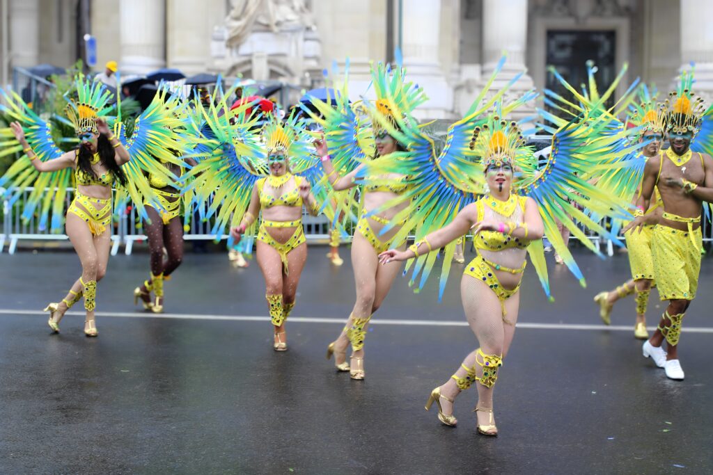 Carnaval Tropical. Organized by the City of Paris, Mayor of Paris in 2025, it is Anne Hidalgo - Picture by Roland SERESMES All Right Reserved