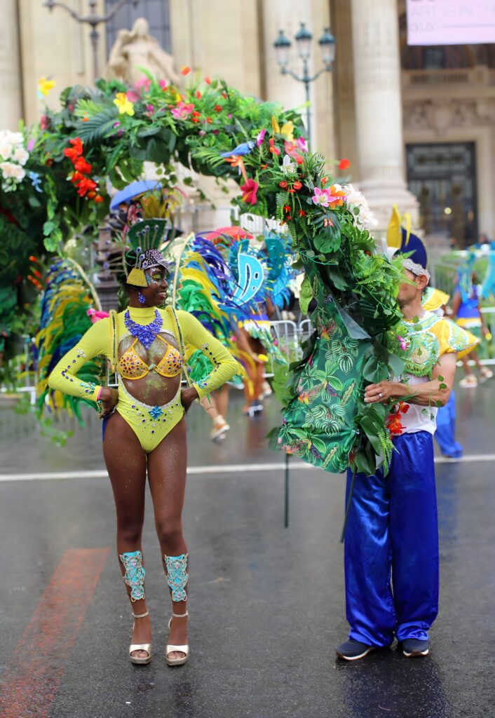 Carnaval Tropical. Organized by the City of Paris, Mayor of Paris in 2025, it is Anne Hidalgo - Picture by Roland SERESMES All Right Reserved