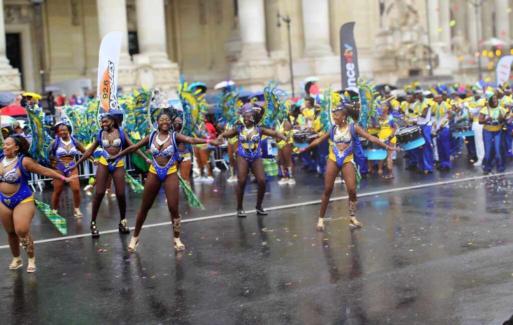 Carnaval Tropical. Organized by the City of Paris, Mayor of Paris in 2025, it is Anne Hidalgo - Picture by Roland SERESMES All Right Reserved