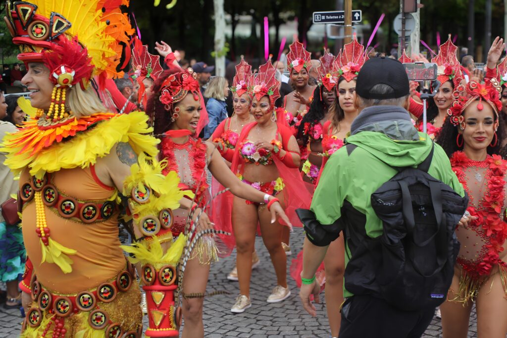 Carnaval Tropical. Organized by the City of Paris, Mayor of Paris in 2025, it is Anne Hidalgo - Picture by Roland SERESMES All Right Reserved