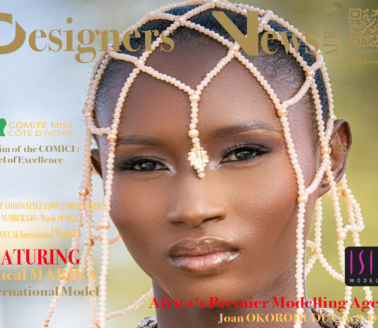 VOGUE COVER AFRICA FASHION STYLE 2490X3508 DN-AFRICA – COVER – NUMBER 340 – March 10 2025 Marina BOUCAL International Model