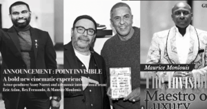 ANNOUNCEMENT : POINT INVISIBLE A bold new cinematic experience Actor-producer Samy Naceri and a dynamic international team: Eric Atlan, Rex Fernando, & Maurice Monlouis