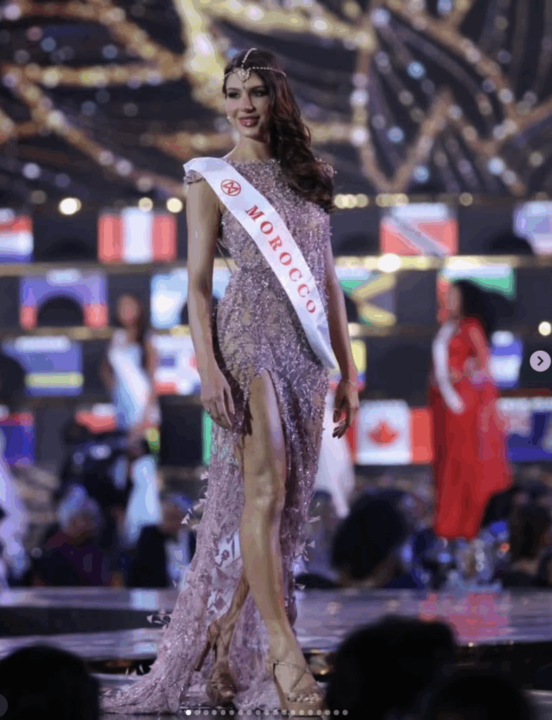 Sonia Mansour received all the support from AEFW for Miss World Morocco 2023