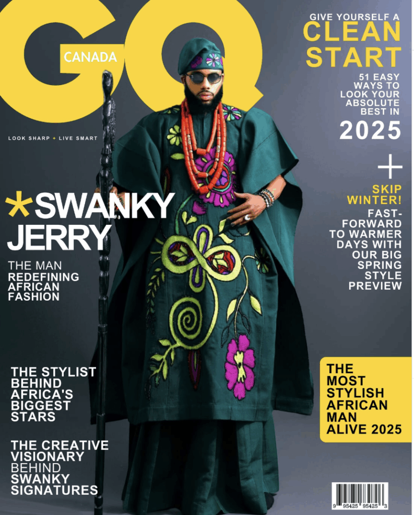 GRACING THE COVER OF #GQ CANADA 2025 THE MOST STYLISH AFRICAN MAN ALIVE 2025 SHAPING THE FUTURE OF FASHION BUSINESS AND REALITY TV