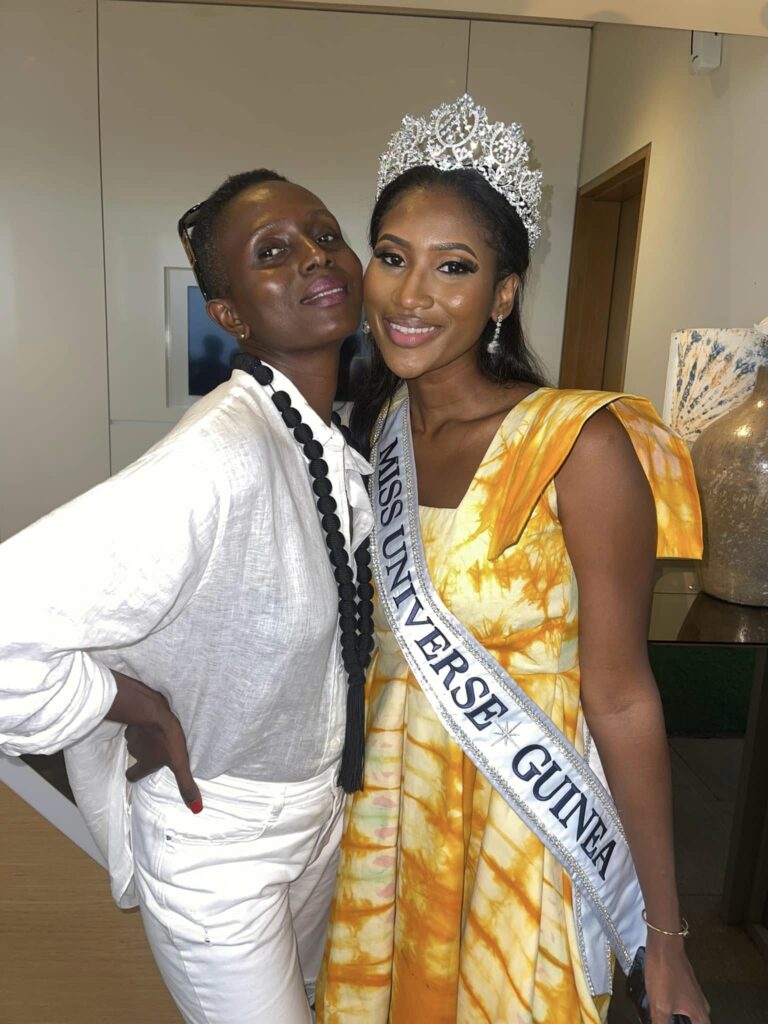 Kaadé’s influence reached new heights when Miss Saran Bah, Miss Universe Guinée 2024 representing Guinea on the global stage, wore the brand’s designs