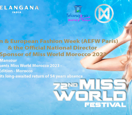 MISS WORLD 2023 - TELENGANA MAY 2023 - MISS WORLD MOROCCO