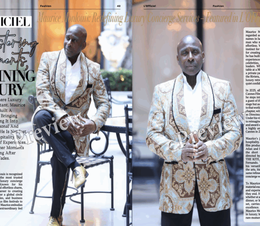 Maurice Monlouis: Redefining Luxury Concierge Services – Featured in L’OFFICIEL India