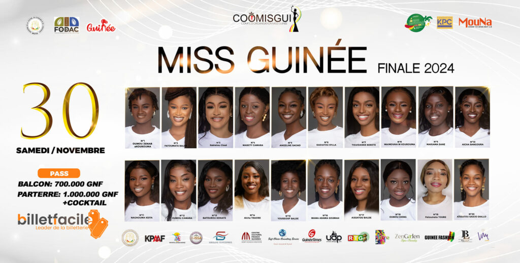 Miss Guinee 2025 - GRANDE FINALE - GUINEE - BILLET FACILE