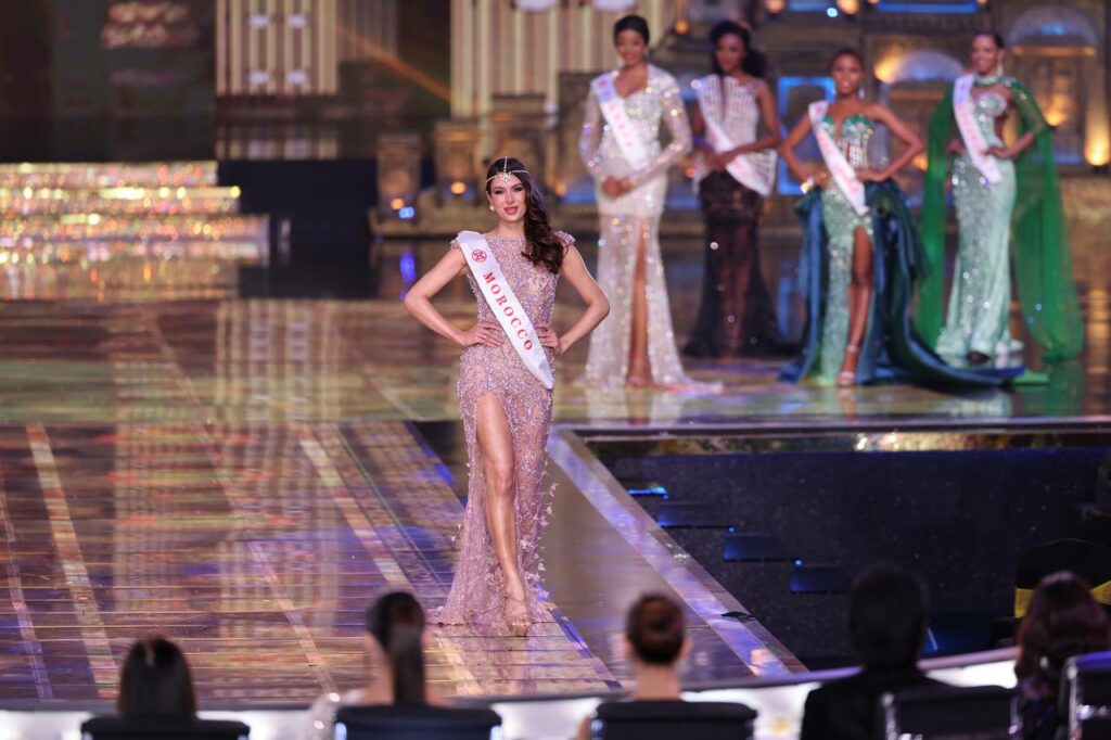 Sonia Mansour received all the support from AEFW for Miss World Morocco 2023 - Morocco made its long-awaited return to the Miss World stage after 54 years of absence 