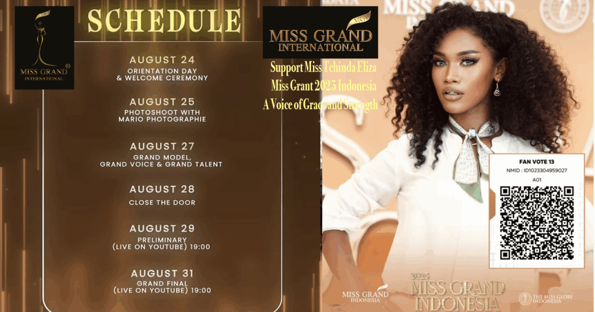 Support Miss Tchinda Eliza — Miss Grant 2025 Indonesia A Voice of Grace and Strength