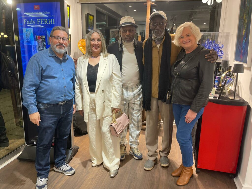 Contemporary French Artist | Abstract Expressionism - Fady FERHI  presents her solo exhibition L’appel de la lumière at the International Art Gallery - Georges LEVY