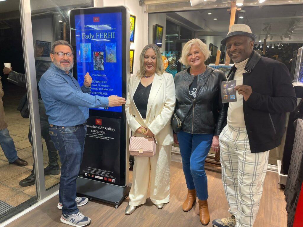 Contemporary French Artist | Abstract Expressionism - Fady FERHI  presents her solo exhibition L’appel de la lumière at the International Art Gallery - Georges LEVY