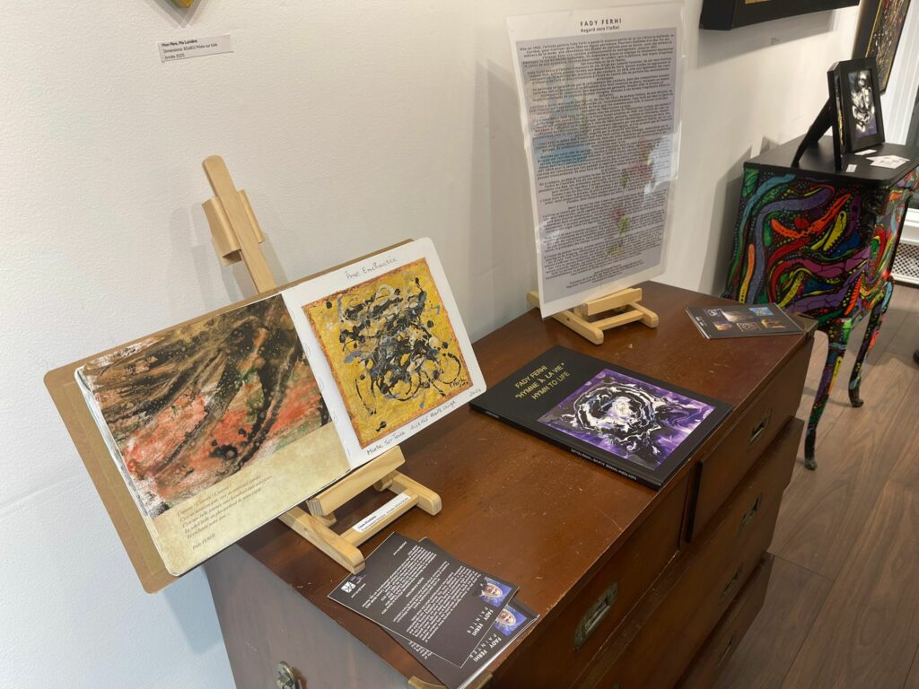 Contemporary French Artist | Abstract Expressionism - Fady FERHI  presents her solo exhibition L’appel de la lumière at the International Art Gallery - Georges LEVY