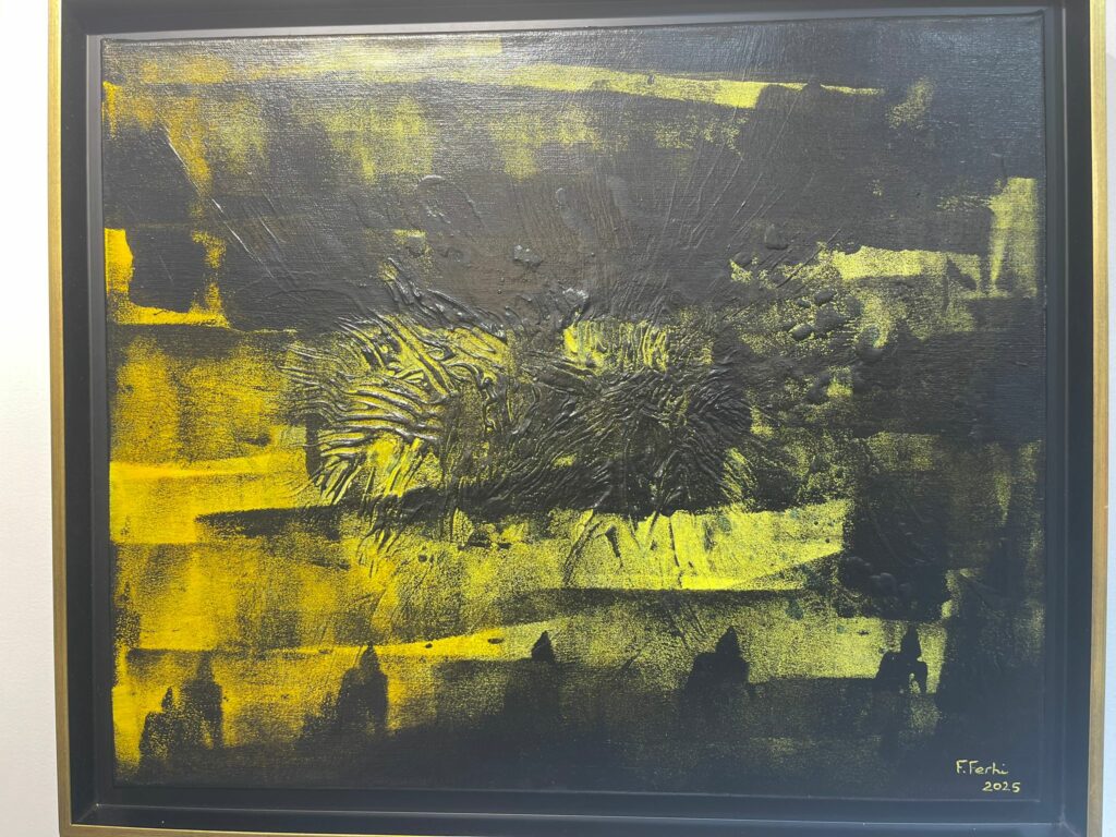 Contemporary French Artist | Abstract Expressionism - Fady FERHI  presents her solo exhibition L’appel de la lumière at the International Art Gallery - Georges LEVY