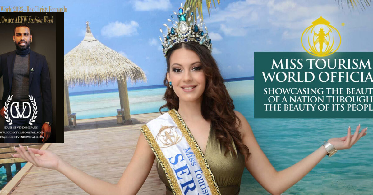 miss-tourism-official-banner - Miss Tourism World 2025 - Rex Christy Fernando – Ceo & Owner AEFW Fashion Week