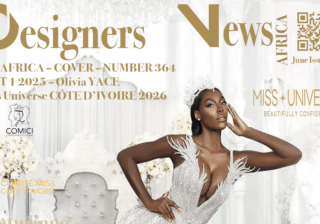 COVER AFRICA FASHION STYLE 2490X3508 DN-AFRICA – COVER – NUMBER 364 – SEP 1 2025 – Miss UNIVERSE CÔTE D'IVOIRE 2026 OLIVIA YACE - DN-AfrICA Media Partne
