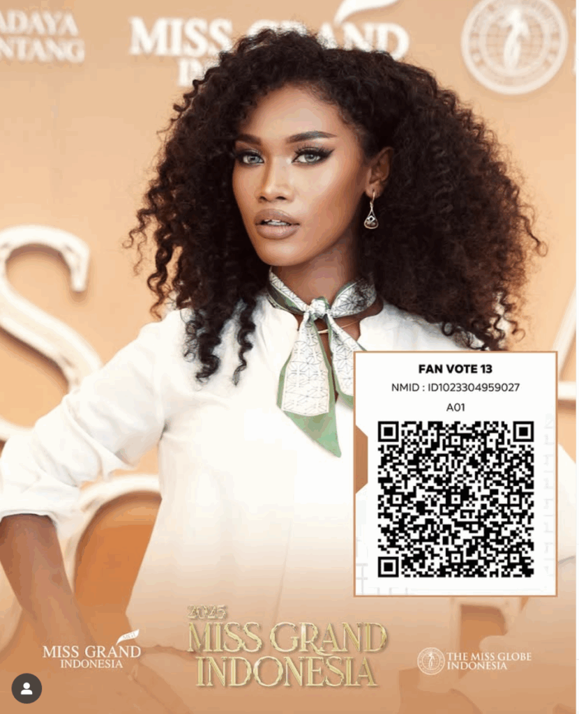 Miss Tchinda Eliza — Miss Grant 2025 Indonesia