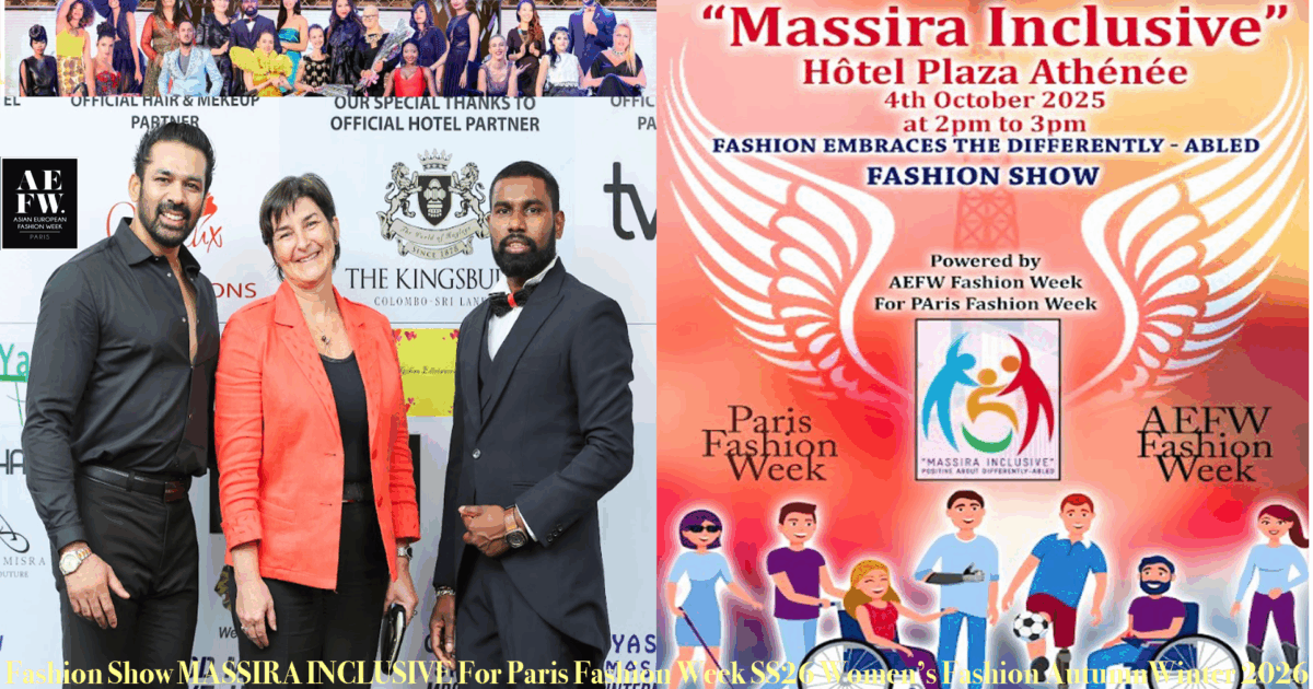 Fashion Show MASSIRA INCLUSIVE For Paris Fashion Week SS26 Women’s Fashion AutumnWinter 2026