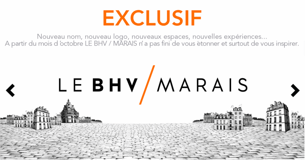 LE BHV MARAIS