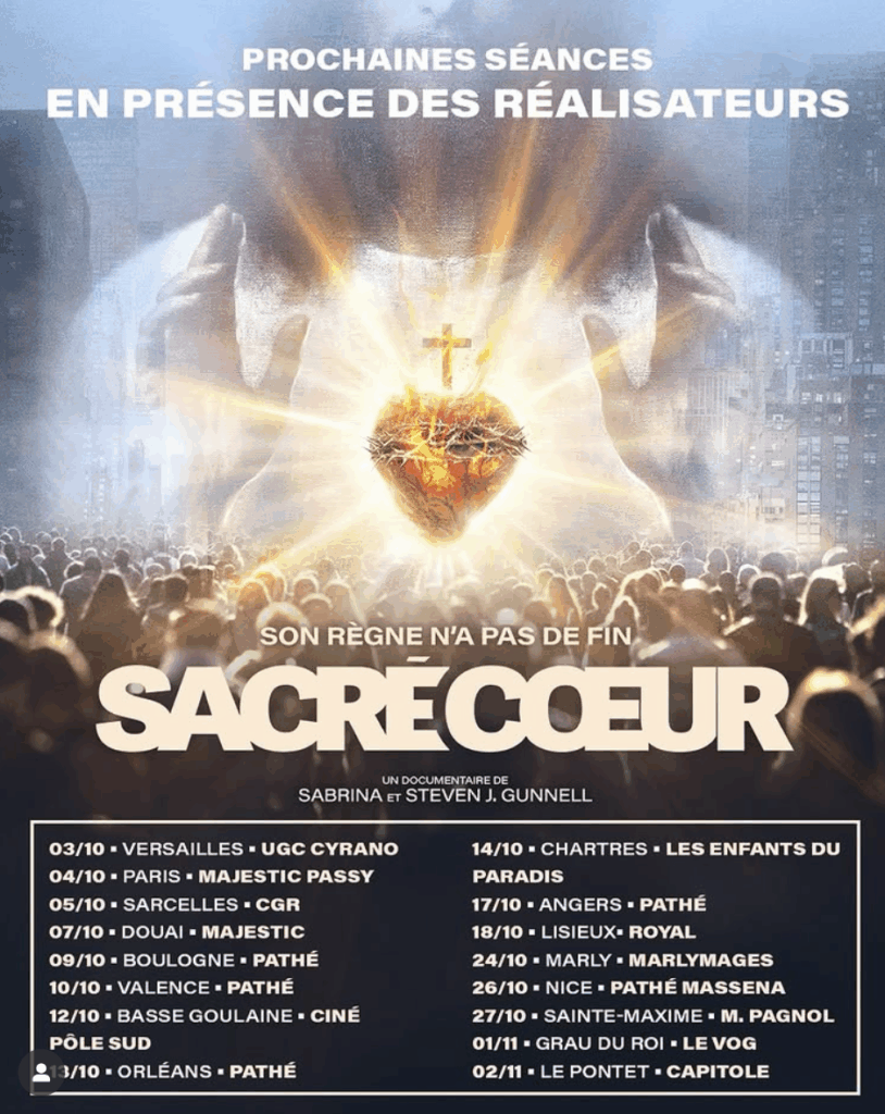 SACRE COEUR - Upcoming screenings with the directors