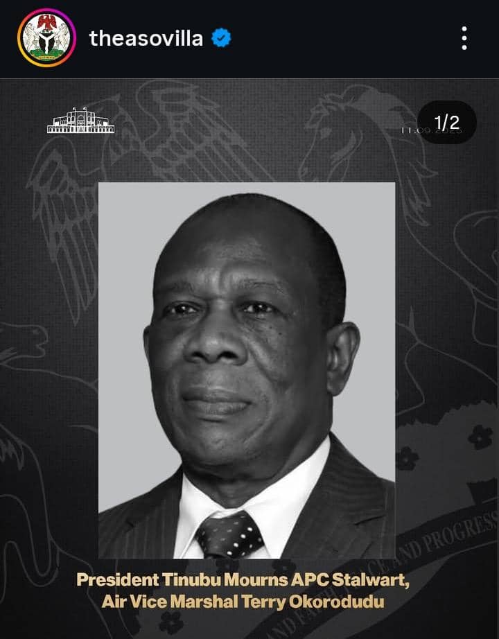 In Loving Memory of Air Vice Marshal Terry Omatsola Okorodudu (1955–2025)