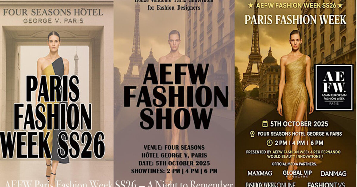 AEFW Paris Fashion Week SS26 — A Night to Remember by Rex FERNANDO