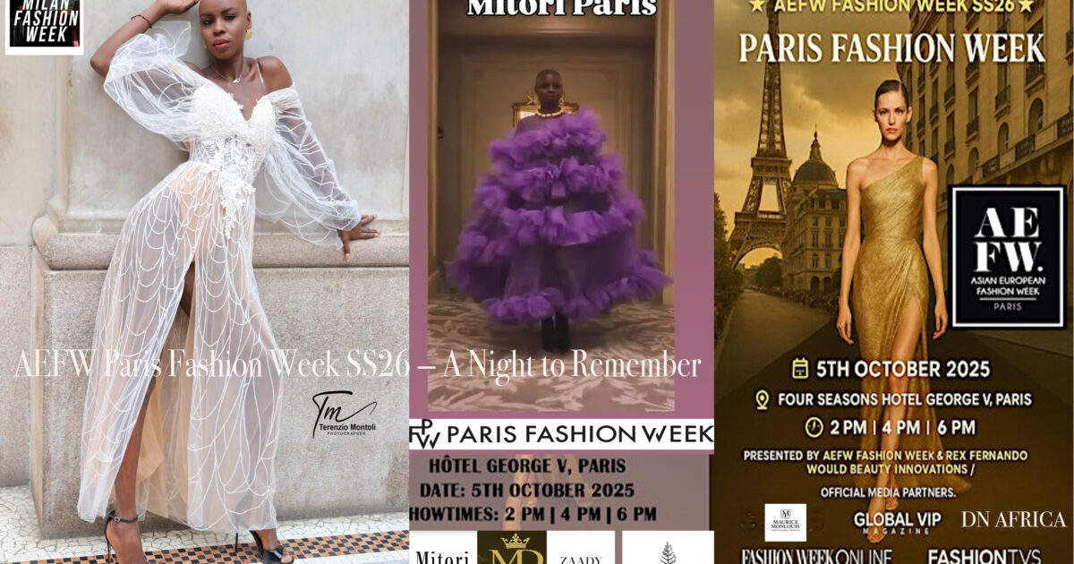 AEFW Paris Fashion Week SS26 — A Night to RememberPFW SS26