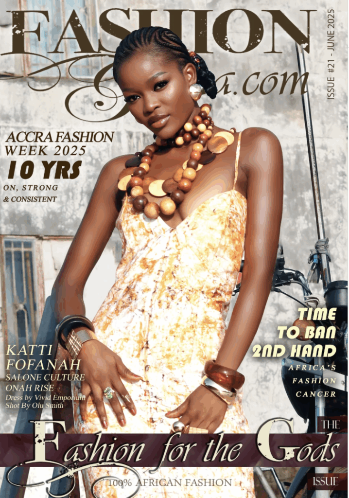 FASHION GHANA - FASHION FOR THE GODS The latest Fashion cover — an ode to the power of African culture and its unshakable presence in the global fashion scen