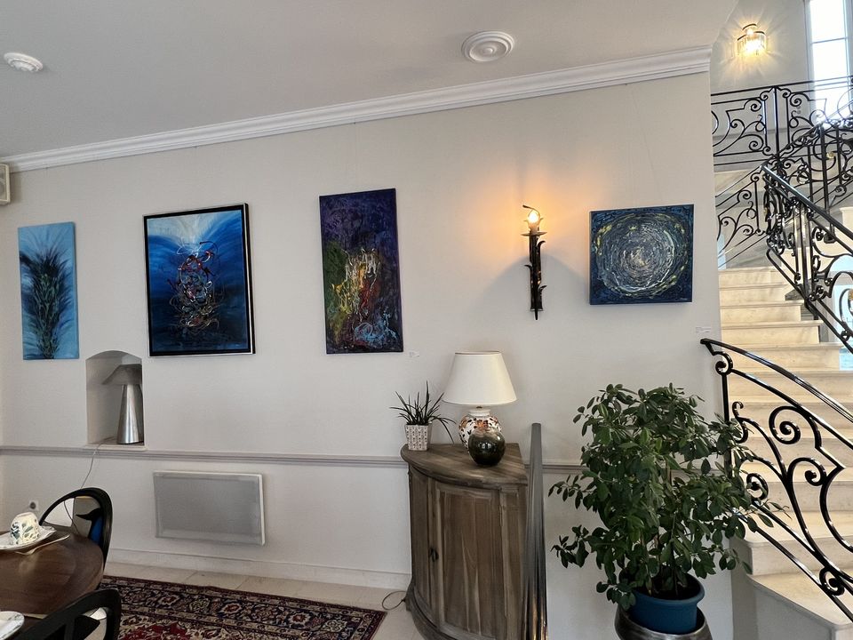 Fady FERHI exhibition in the private mansion of Champagnes André BERGERE At 38- 40 avenue de Champagne - Châlon en Champagne