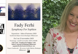 Fady Ferhy- ‘Symphony for Sophien’ at the Salon d’Automne de Boulogne-Billancourt organized by the Société des Beaux-Arts