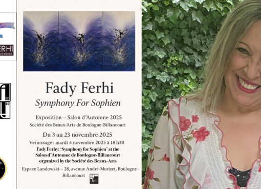 Fady Ferhy- ‘Symphony for Sophien’ at the Salon d’Automne de Boulogne-Billancourt organized by the Société des Beaux-Arts