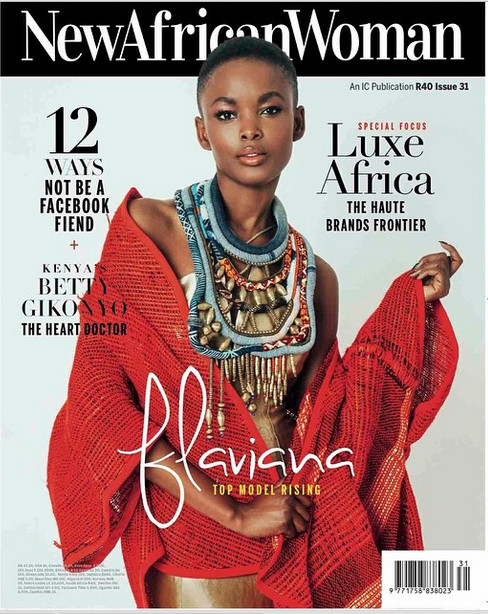 NEW AFRICAN WOMAN - StyleTanzanian Model Flaviana Matata is the Cover Girl for New African Woman Magazine’s Latest Issue
