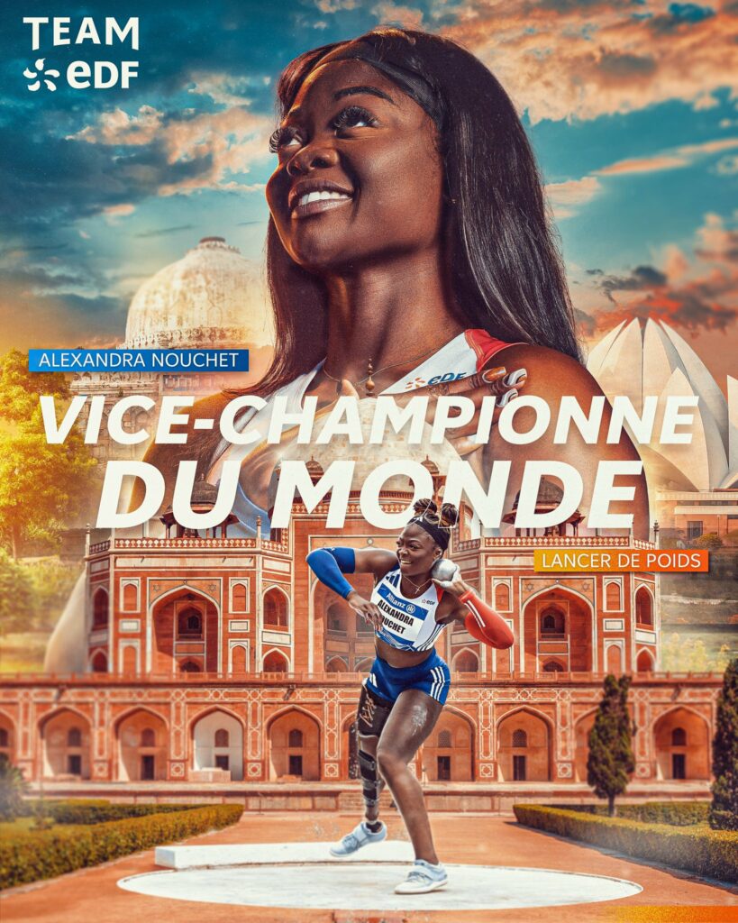 PARA ATHLETICS WORLD CHAMPIONSHIPS 2025 - Alexandra Nouchet took silver in the shot put F64, the first of her career. She propelled her shot put to 10.11 m