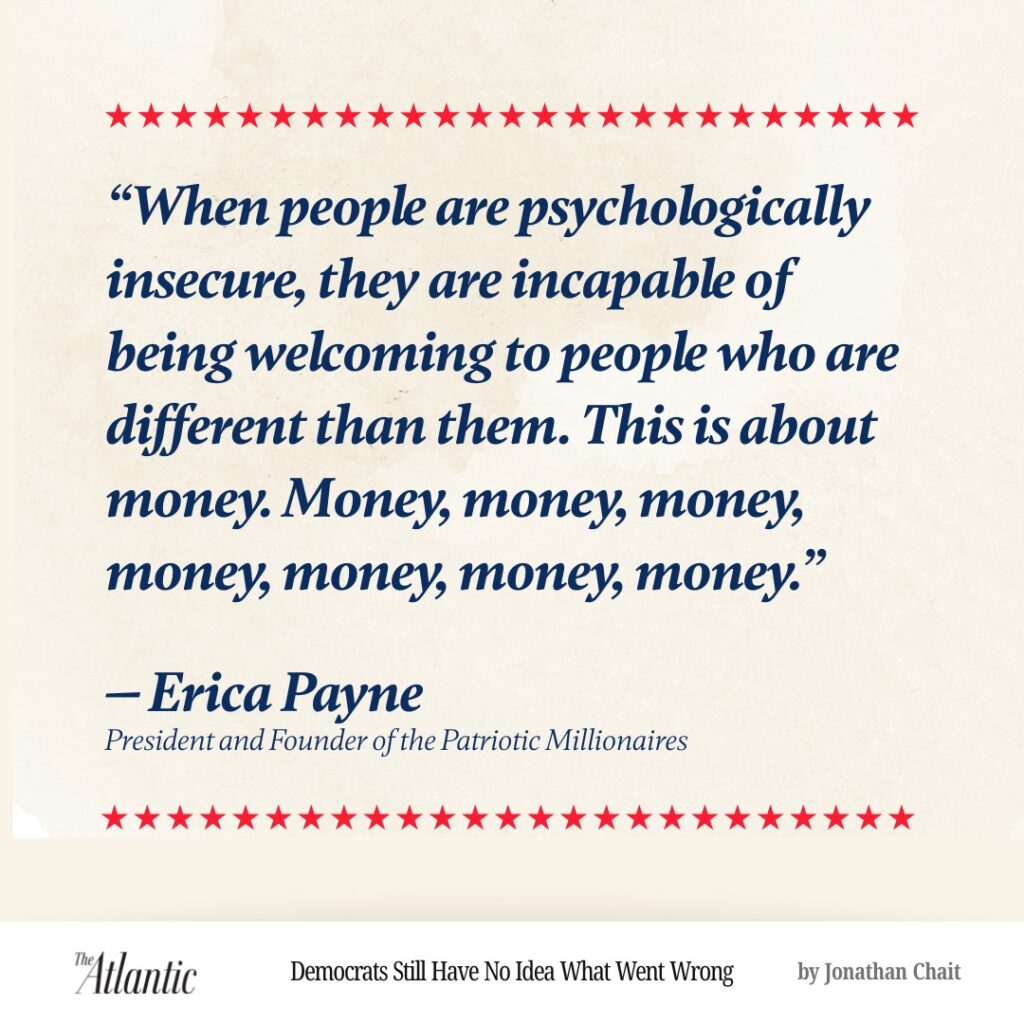 Patriotic Millionaires - USA of AMERICA Quotation by Erica PAYNE Founder