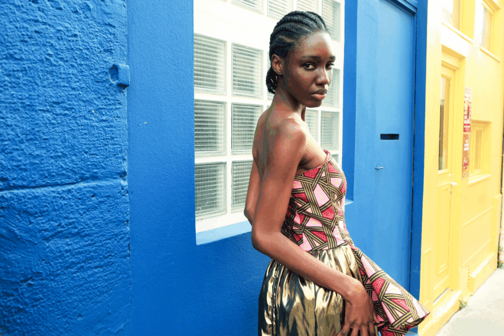 SARA LOKO - INTERNATIONAL MODEL _ SADIO BEE DESIGN SS25 - The Mixtissage