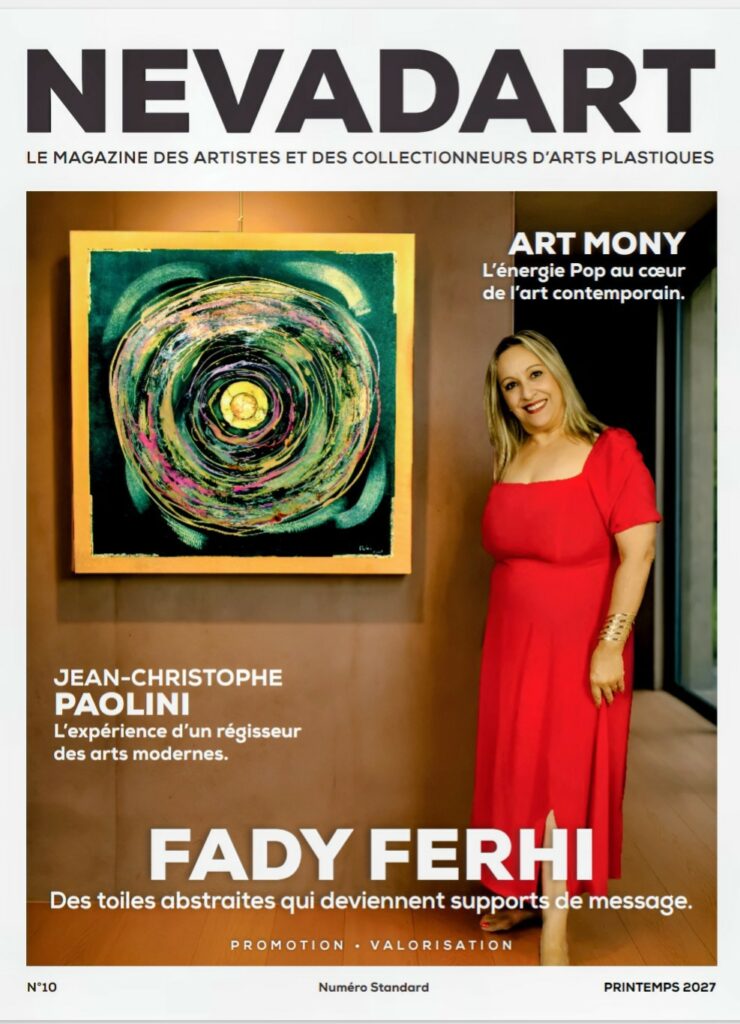 Nevadart the magazine for artists and collectors - Fady FERHRI Editorial Cover 2027